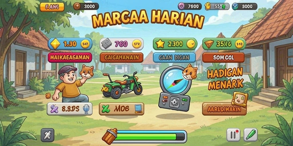 Screenshoot menampilkan aksi seru dalam permainan yang mendebarkan.