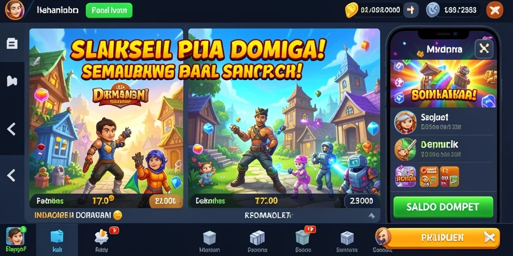 Fitur sosial yang memungkinkan interaksi pemain.