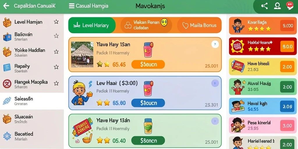 Sistem reward yang menarik dan menguntungkan.